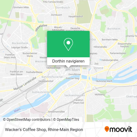 Wacker's Coffee Shop Karte