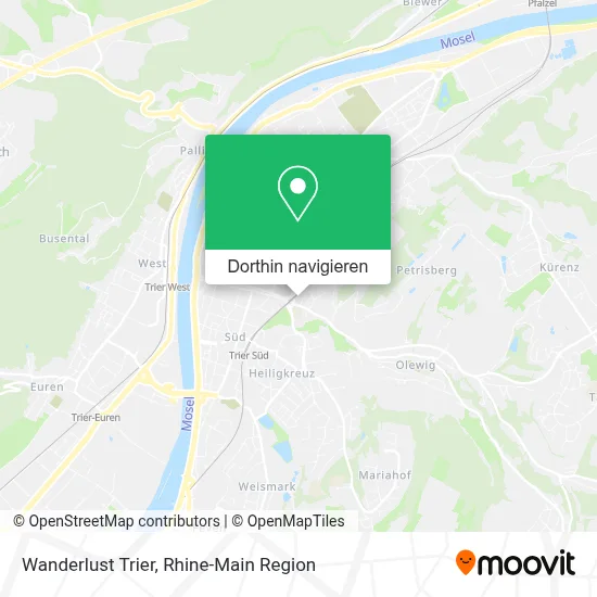 Wanderlust Trier Karte