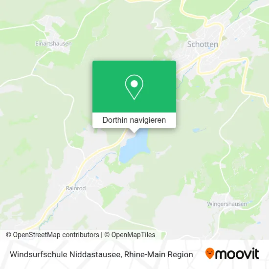 Windsurfschule Niddastausee Karte