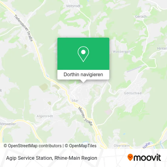 Agip Service Station Karte