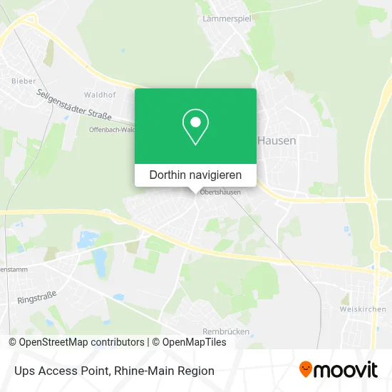 Ups Access Point Karte