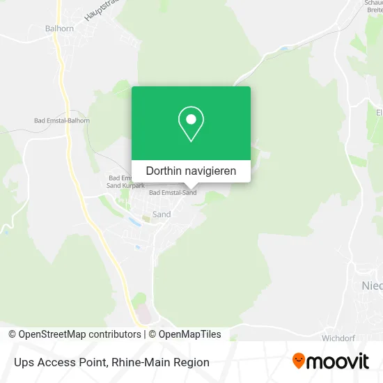 Ups Access Point Karte