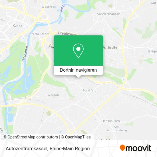 Autozentrumkassel Karte