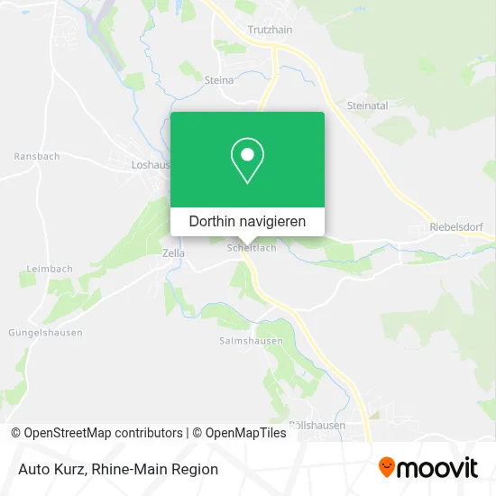 Auto Kurz Karte