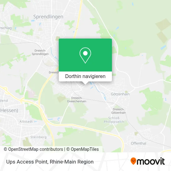 Ups Access Point Karte