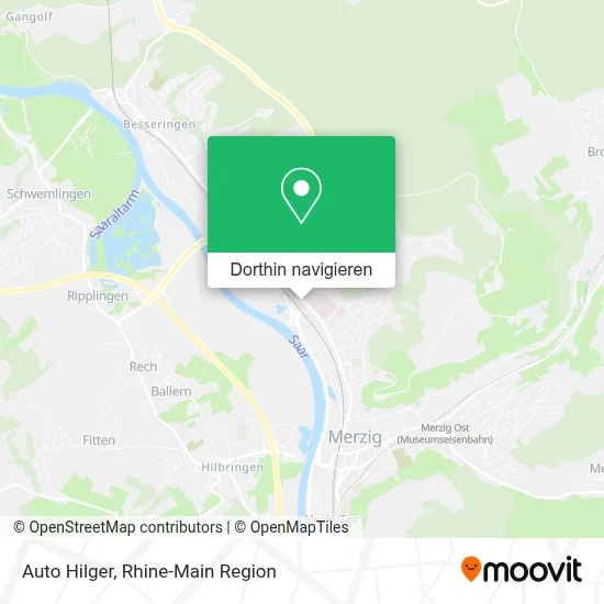 Auto Hilger Karte