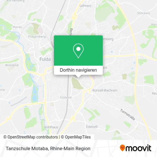 Tanzschule Motaba Karte