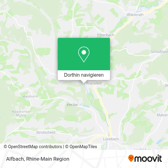 Alfbach Karte