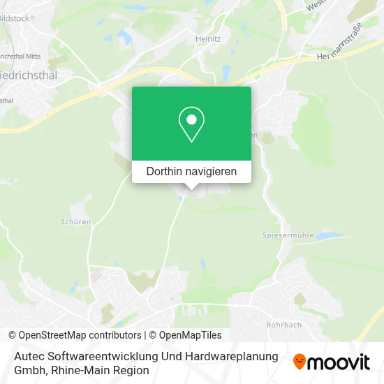 Autec Softwareentwicklung Und Hardwareplanung Gmbh Karte