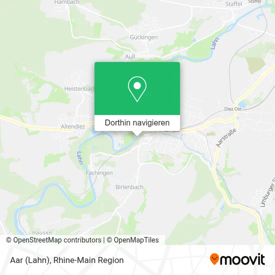 Aar (Lahn) Karte