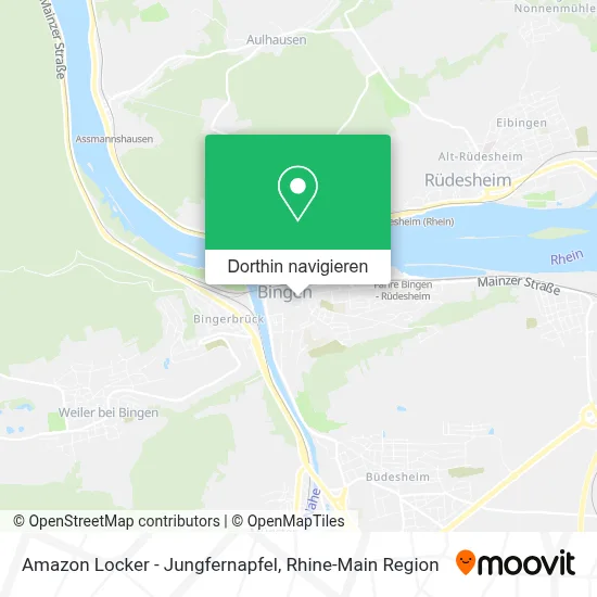 Amazon Locker - Jungfernapfel Karte