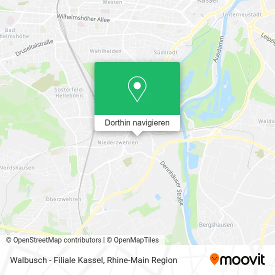 Walbusch - Filiale Kassel Karte