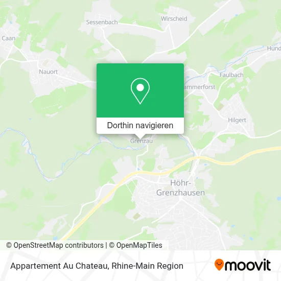 Appartement Au Chateau Karte