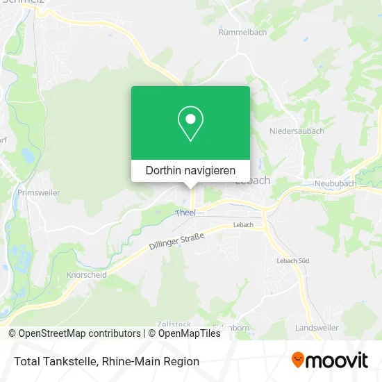 Total Tankstelle Karte