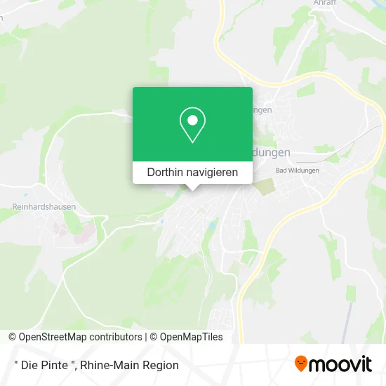 " Die Pinte " Karte
