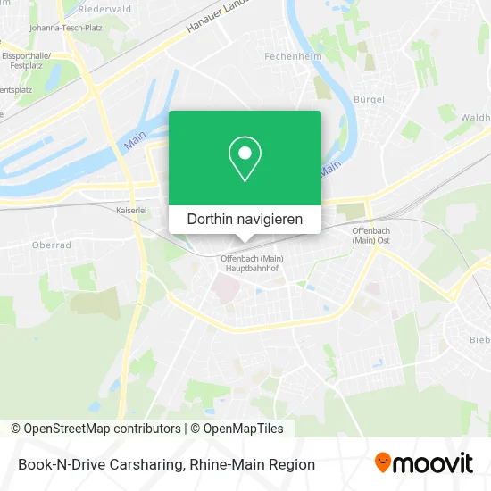 Book-N-Drive Carsharing Karte