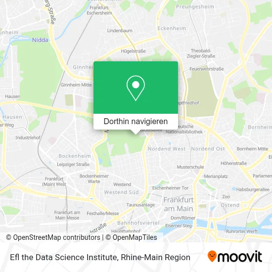 Efl the Data Science Institute Karte