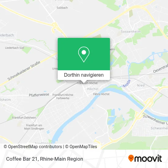 Coffee Bar 21 Karte