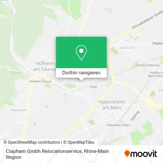 Clapham Gmbh Relocationservice Karte
