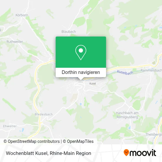 Wochenblatt Kusel Karte