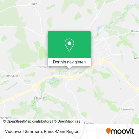 Videowall Simmern Karte