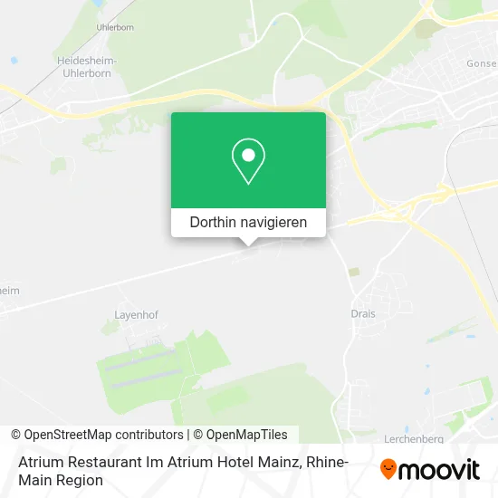 Atrium Restaurant Im Atrium Hotel Mainz Karte