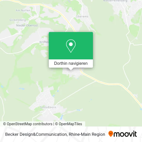 Becker Design&Communication Karte