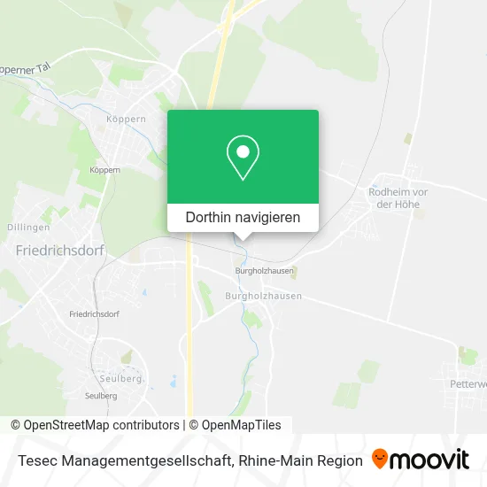 Tesec Managementgesellschaft Karte