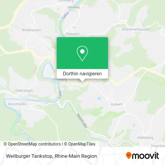 Weilburger Tankstop Karte