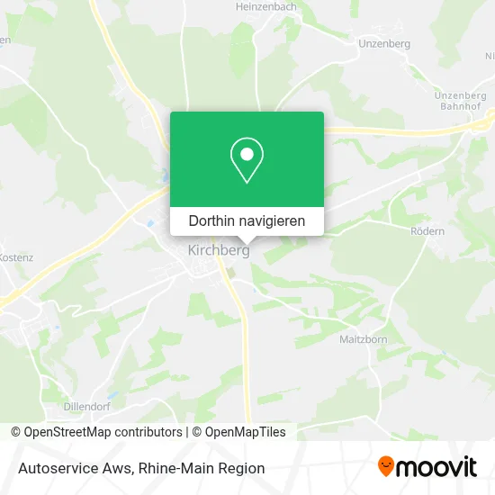 Autoservice Aws Karte
