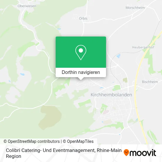 Colibri Catering- Und Eventmanagement Karte