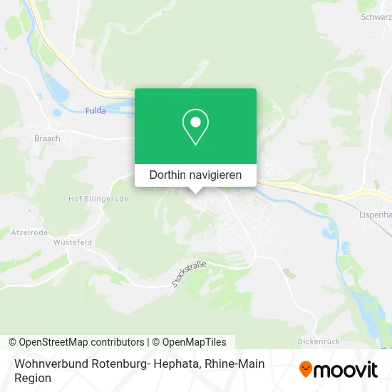 Wohnverbund Rotenburg- Hephata Karte