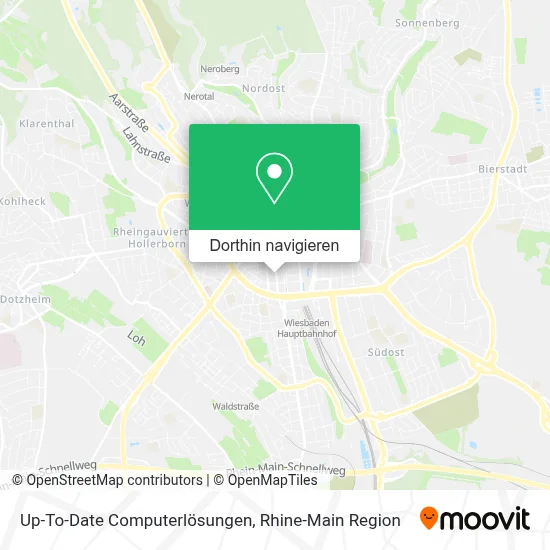 Up-To-Date Computerlösungen Karte