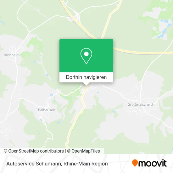 Autoservice Schumann Karte