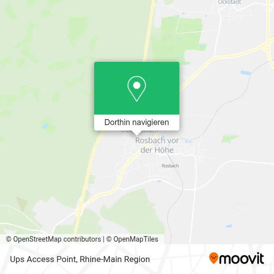 Ups Access Point Karte