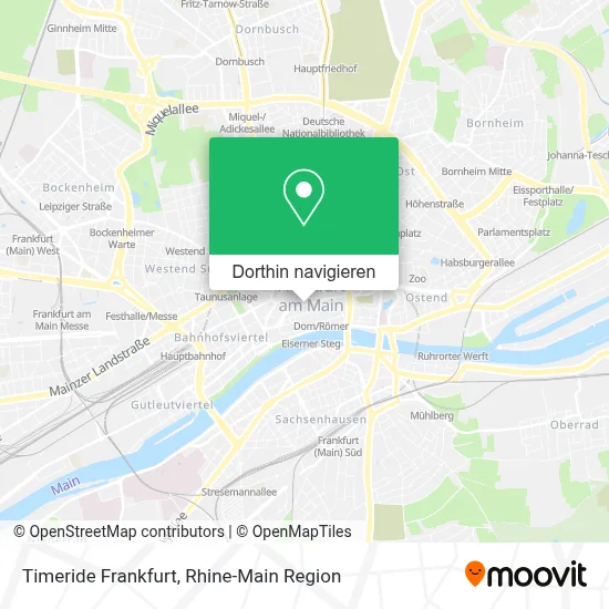 Timeride Frankfurt Karte