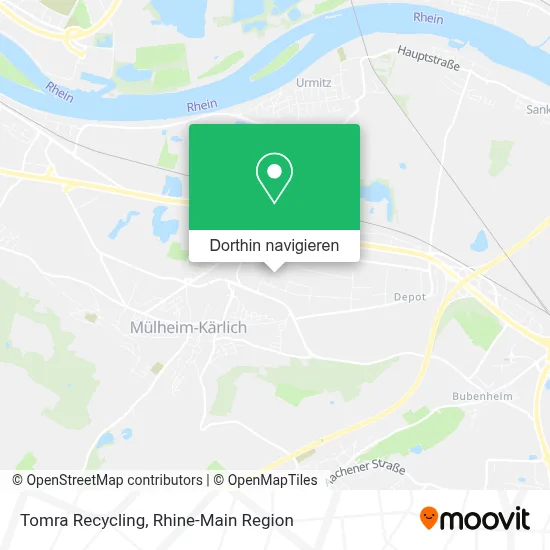 Tomra Recycling Karte