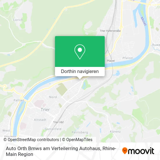 Auto Orth Bmws am Verteilerring Autohaus Karte