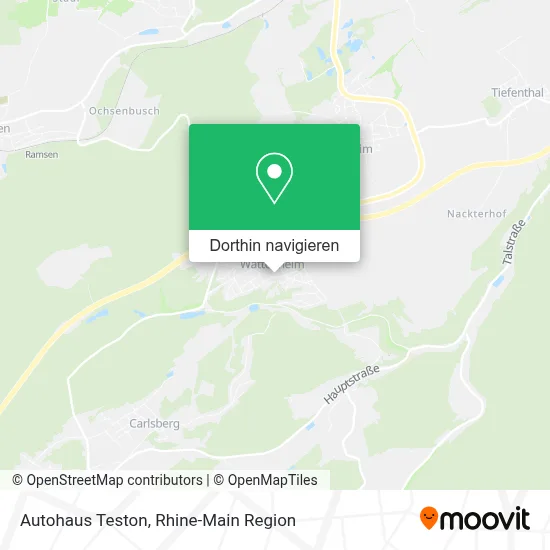 Autohaus Teston Karte