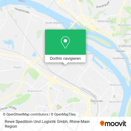 Rewe Spedition Und Logistik Gmbh Karte