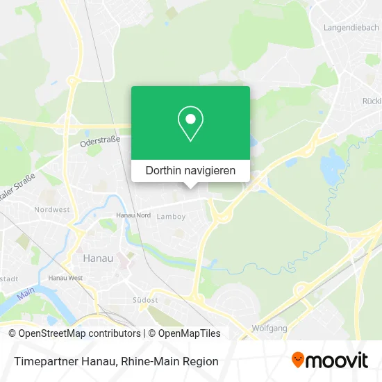 Timepartner Hanau Karte