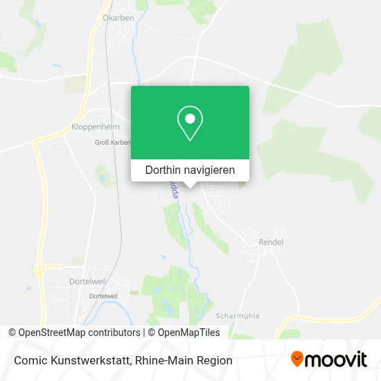 Comic Kunstwerkstatt Karte