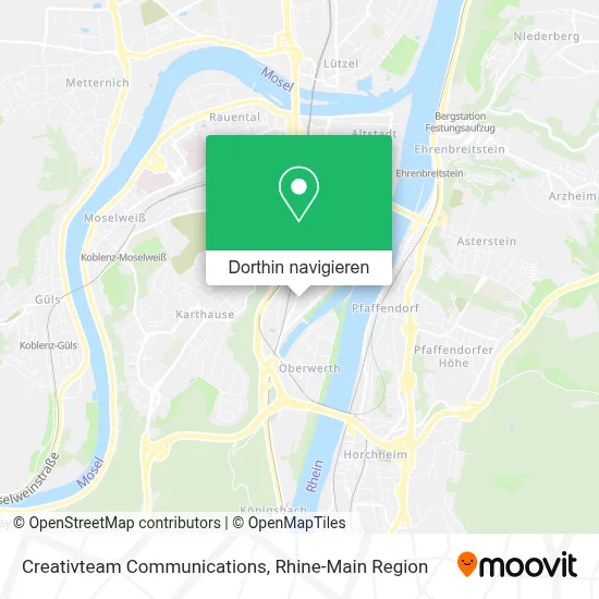 Creativteam Communications Karte