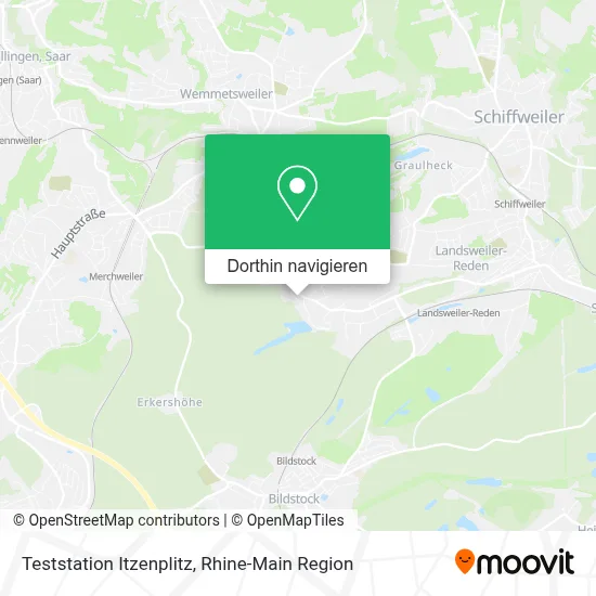 Teststation Itzenplitz Karte