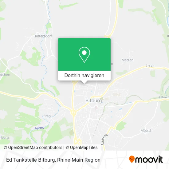Ed Tankstelle Bitburg Karte