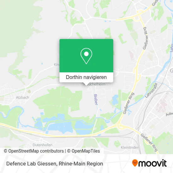 Defence Lab Giessen Karte