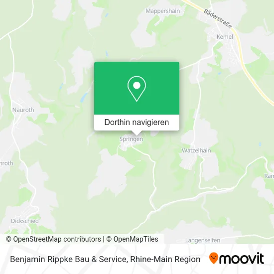 Benjamin Rippke Bau & Service Karte