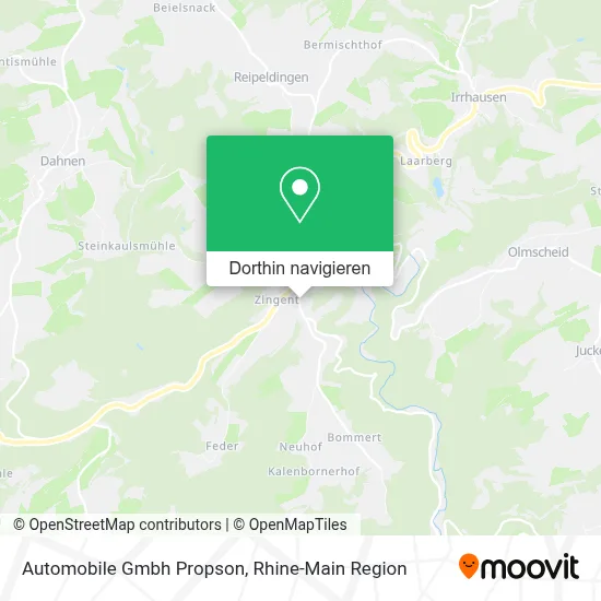Automobile Gmbh Propson Karte