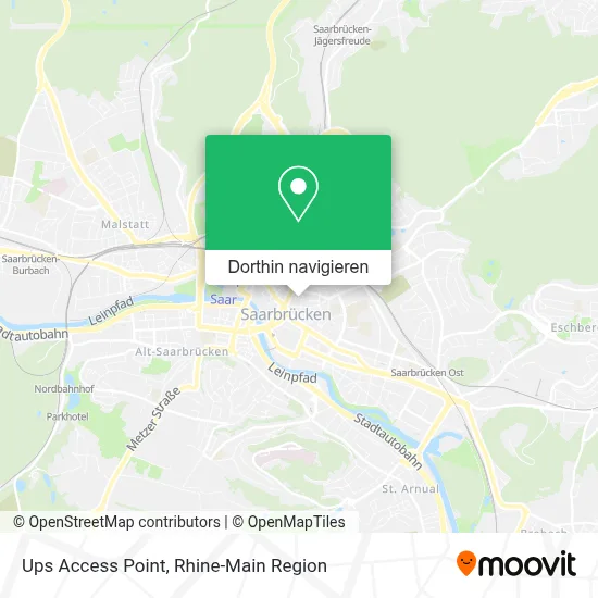 Ups Access Point Karte