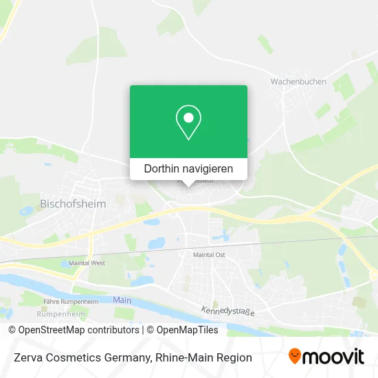 Zerva Cosmetics Germany Karte